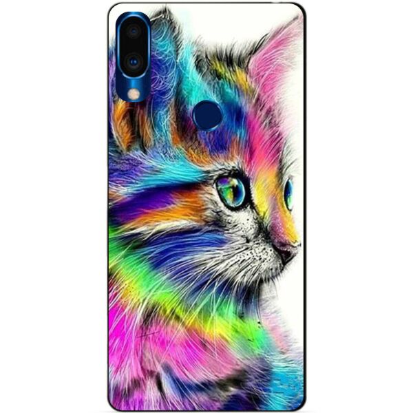 

Силиконовый чехол Candy для Meizu Note 9 с рисунком Акварельный кот