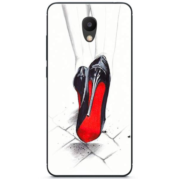 

Силиконовый бампер чехол Candy для Meizu M6 с рисунком Лабутены