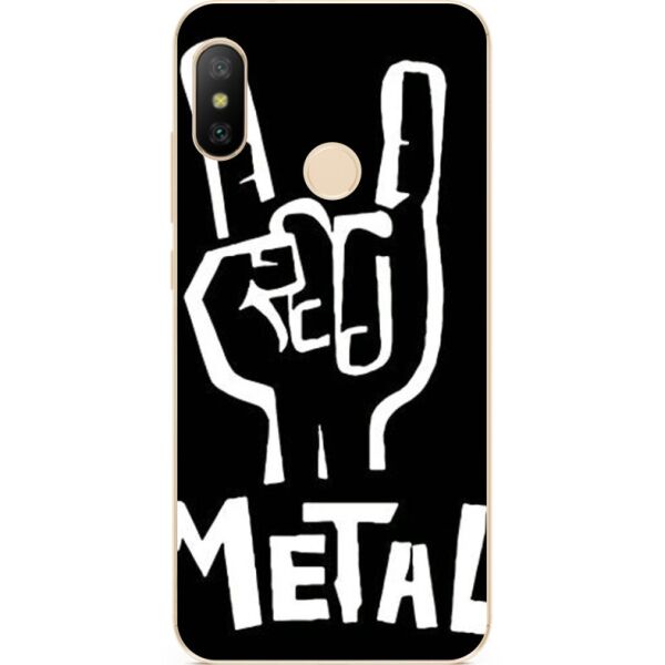 

Бампер силиконовый чехол Candy для Xiaomi Mi A2 с рисунком Metal