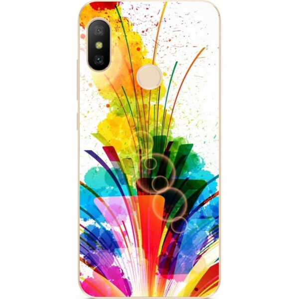

Бампер силиконовый чехол Candy для Xiaomi Mi A2 с рисунком Акварель