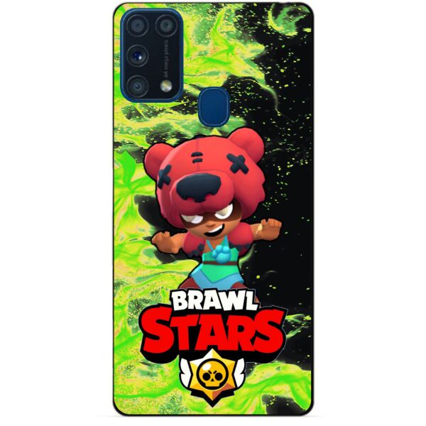 

Силиконовый бампер чехол Candy для Samsung M31 Galaxy M315f с Героем Brawl Stars Нита