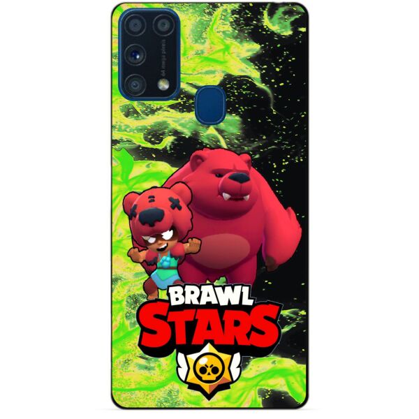 

Силиконовый бампер чехол Candy для Samsung M31 Galaxy M315f с Героем Brawl Stars Нита Мишка