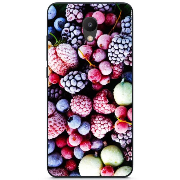 

Бампер силиконовый чехол Candy для Meizu M5 с рисунком Ice ягоды