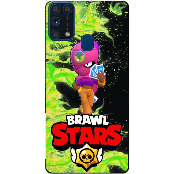 

Силиконовый бампер чехол Candy для Samsung M31 Galaxy M315f с Героем Brawl Stars Тара