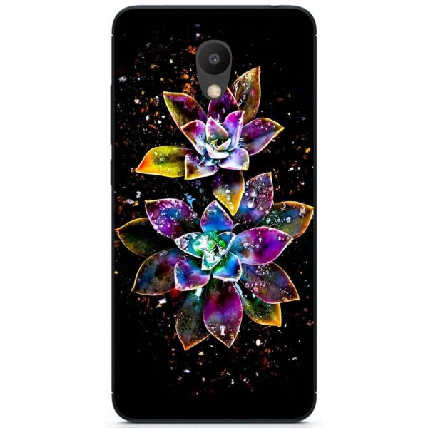 

Бампер силиконовый чехол Candy для Meizu M5 с рисунком Волшебные цветы