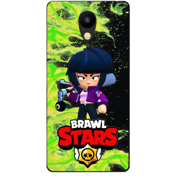 

Силиконовый бампер чехол Candy для Meizu M6s с героем Brawl Stars Биби