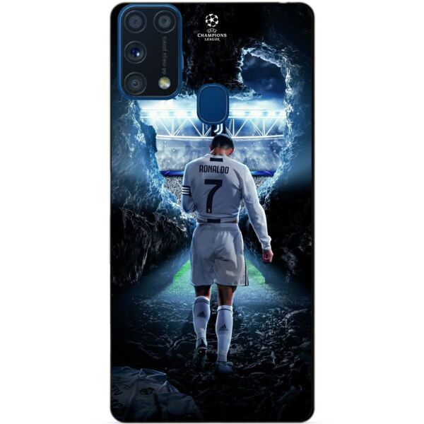 

Силиконовый бампер чехол Candy для Samsung M31 Galaxy M315f с рисунком Ronaldo