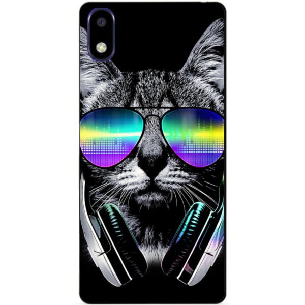 

Силиконовый чехол бампер Candy для ZTE A3 2020 с рисунком Музыкальный кот