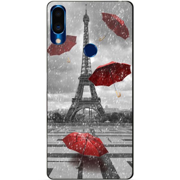 

Силиконовый чехол Candy для Meizu Note 9 с рисунком Эйфелева башня