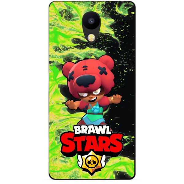 

Силиконовый бампер чехол Candy для Meizu M6s с героем Brawl Stars Нита