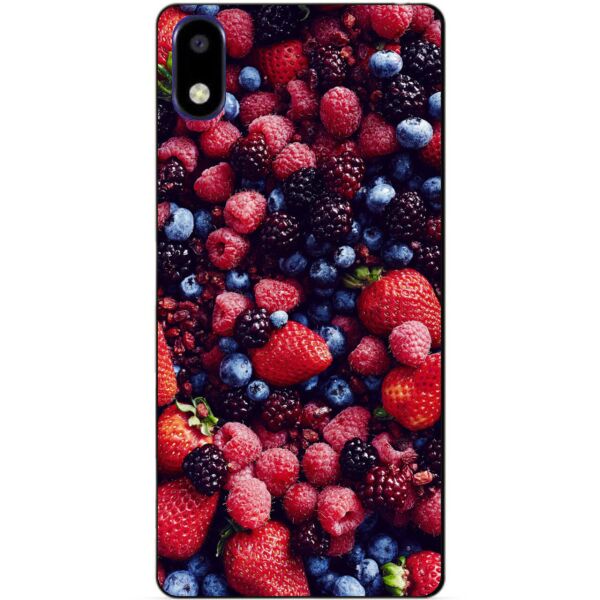 

Силиконовый чехол бампер Candy для ZTE A3 2020 с рисунком Ягоды