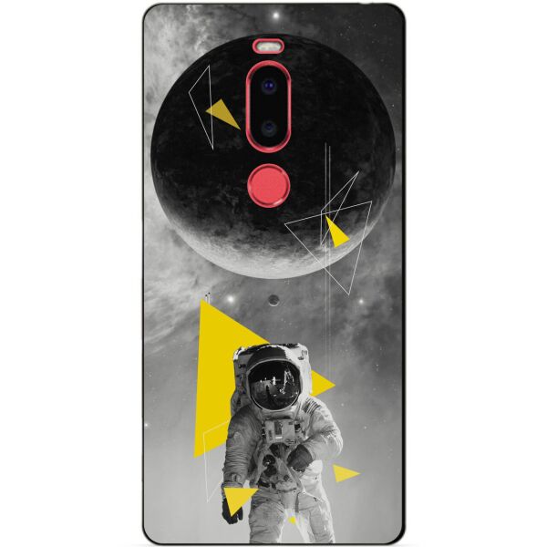 

Бампер силиконовый чехол Candy для Meizu M8 Астронавт