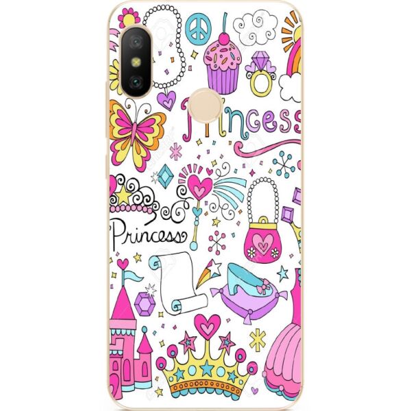 

Бампер силиконовый чехол Candy для Xiaomi Redmi Note 5 с рисунком Princess case