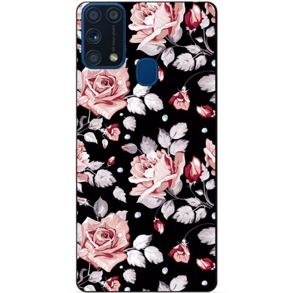 

Силиконовый бампер чехол Candy для Samsung M31 Galaxy M315f с рисунком Розы