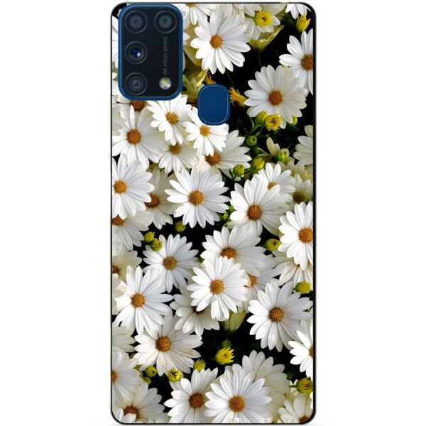 

Силиконовый бампер чехол Candy для Samsung M31 Galaxy M315f с рисунком Ромашки