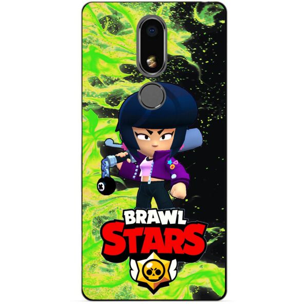 

Силиконовый бампер чехол Candy для Meizu M8 Lite с Героем Brawl Stars Биби