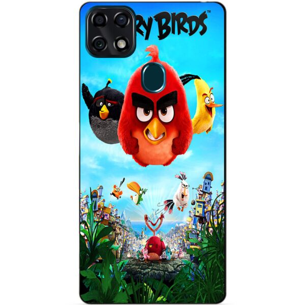 

Силиконовый чехол бампер Candy для ZTE Blade 20 Smart с рисунком Angry Birds