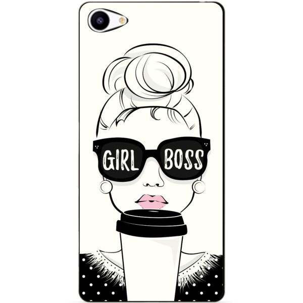 

Бампер силиконовый чехол Candy для Meizu U10 с рисунком Girl Boss