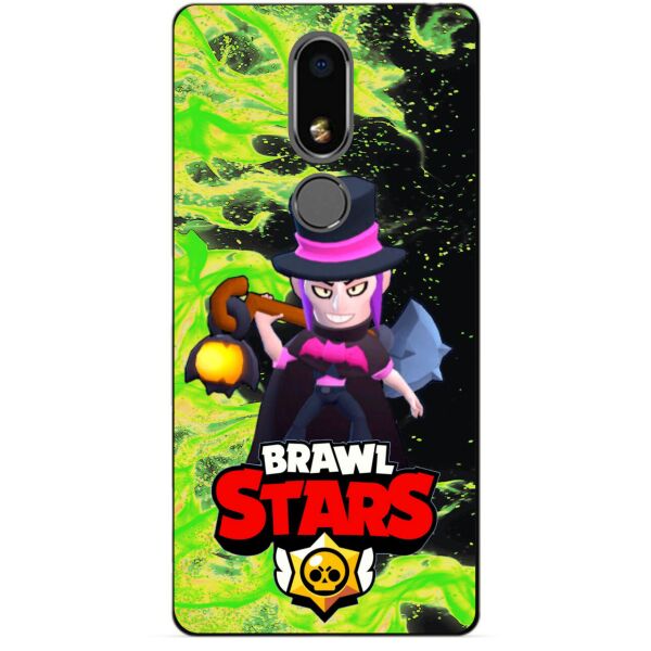 

Силиконовый бампер чехол Candy для Meizu M8 Lite с Героем Brawl Stars Мортис