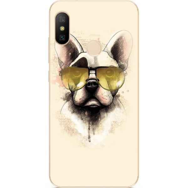 

Бампер силиконовый чехол Candy для Xiaomi Redmi Note 5 с рисунком Собака в очках