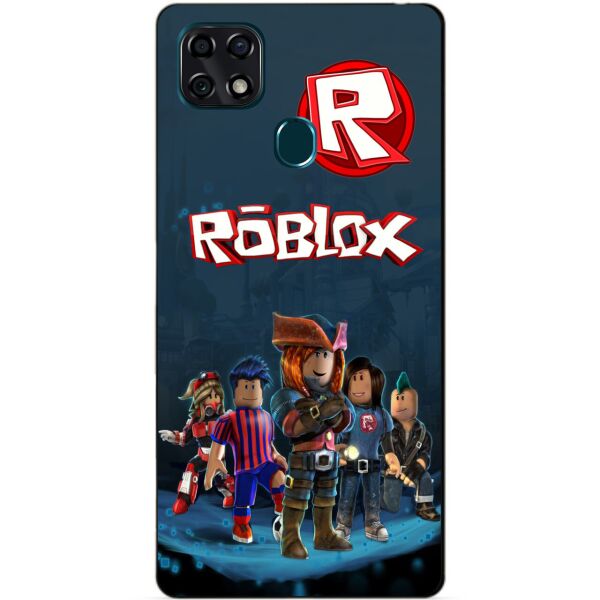 

Силиконовый чехол бампер Candy для ZTE Blade 20 Smart с рисунком Roblox