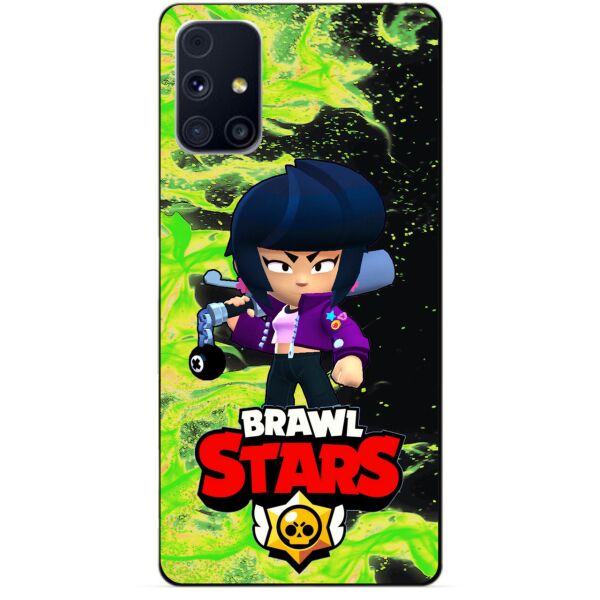

Силиконовый бампер чехол Candy для Samsung M31s с Героем Brawl Stars Биби