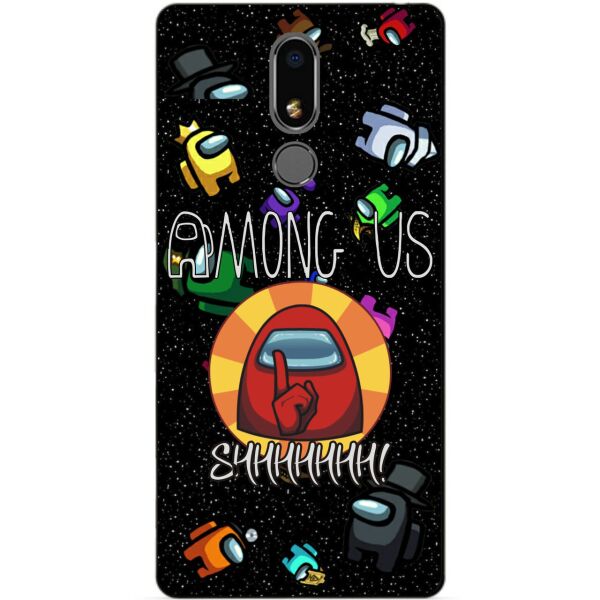 

Силиконовый бампер чехол Candy для Meizu M8 Lite с рисунком Among Us