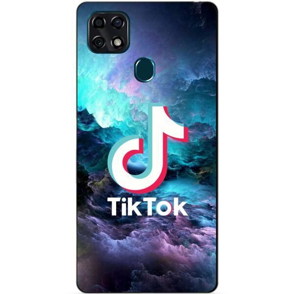 

Силиконовый чехол бампер Candy для ZTE Blade 20 Smart с рисунком Tik Tok
