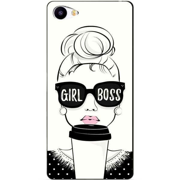 

Бампер силиконовый чехол Candy для Meizu U20 с рисунком Girl Boss