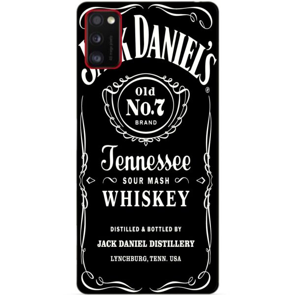 

Силиконовый бампер чехол для Samsung A41 Galaxy A415f с рисунком Jack Daniels