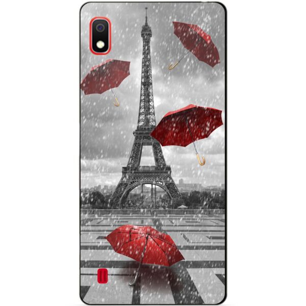 

Силиконовый чехол Candy для Samsung A10 2019 Galaxy A105f с рисунком Дождь в Париже