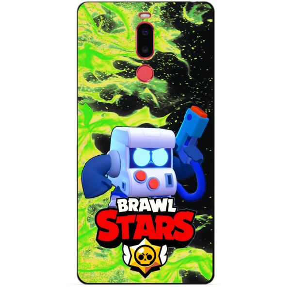 

Силиконовый бампер чехол Candy для Meizu M8 с Героем Brawl Stars 8-Бит