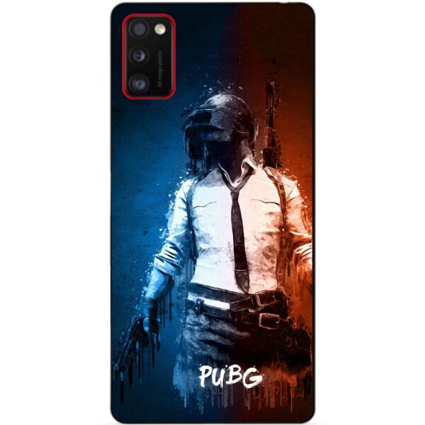 

Силиконовый бампер чехол для Samsung A41 Galaxy A415f с рисунком PUBG