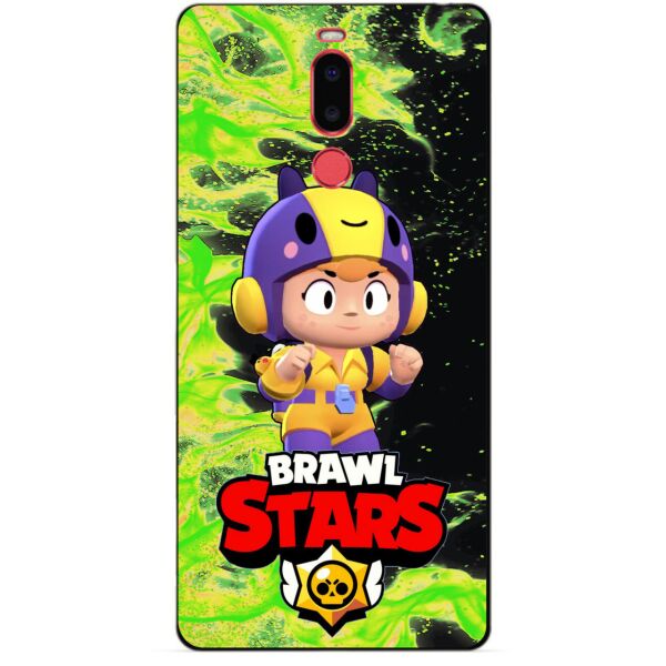

Силиконовый бампер чехол Candy для Meizu M8 с Героем Brawl Stars Беа