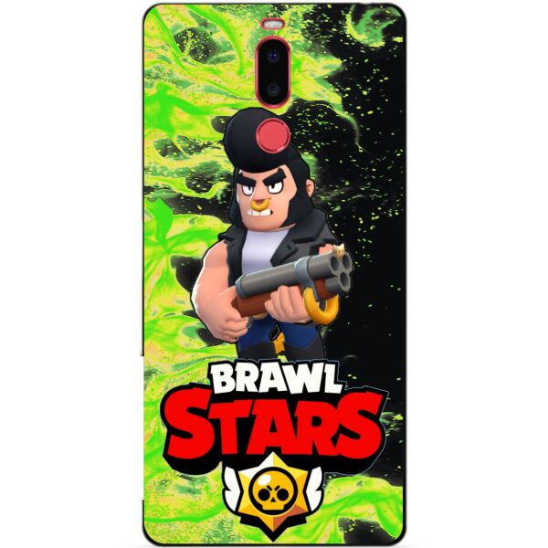 

Силиконовый бампер чехол Candy для Meizu M8 с Героем Brawl Stars Булл