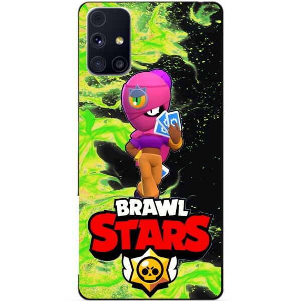 

Силиконовый бампер чехол Candy для Samsung M31s с Героем Brawl Stars Тара