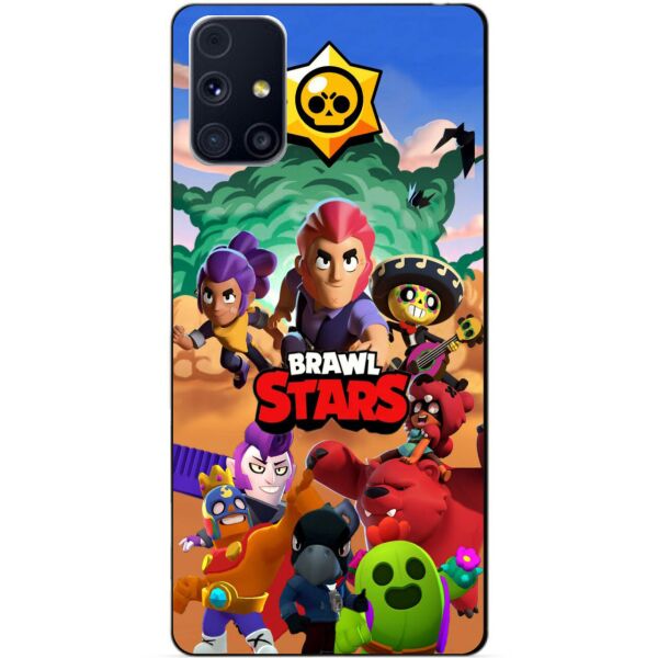 

Силиконовый бампер чехол Candy для Samsung M31s с рисунком Brawl Stars