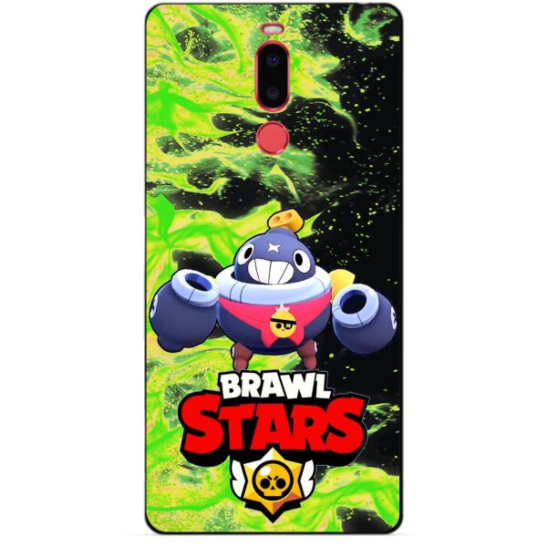 

Силиконовый бампер чехол Candy для Meizu M8 с Героем Brawl Stars Тик