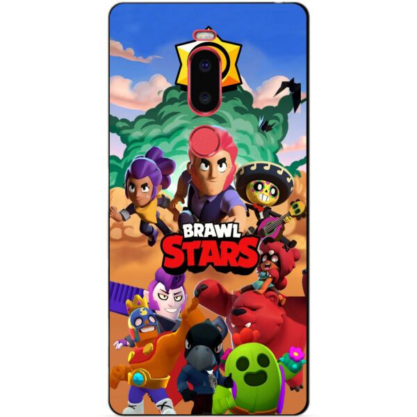 

Силиконовый бампер чехол Candy для Meizu M8 с рисунком Brawl Stars