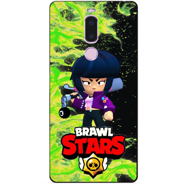 

Силиконовый бампер чехол Candy для Meizu Note 8 с Героем Brawl Stars Биби