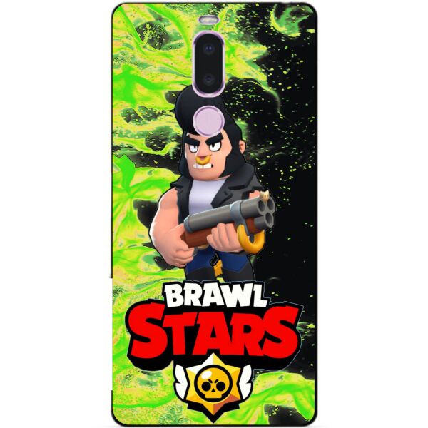 

Силиконовый бампер чехол Candy для Meizu Note 8 с Героем Brawl Stars Булл