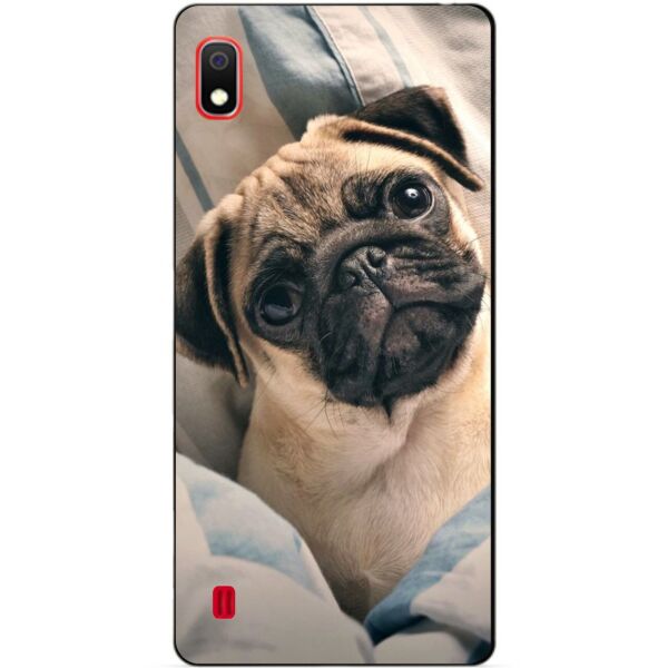 

Бампер силиконовый чехол Candy для Samsung A10 2019 Galaxy A105f с рисунком Фото мопса