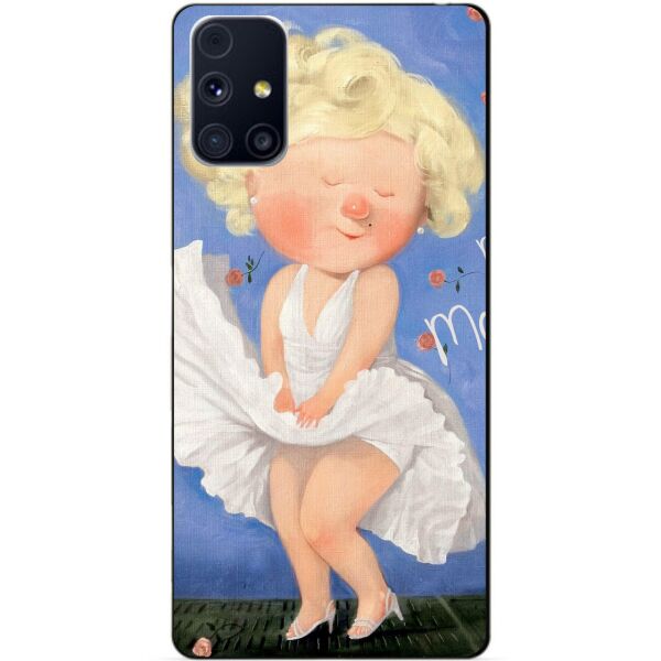 

Силиконовый бампер чехол Candy для Samsung M31s с рисунком Гапчинская Монро