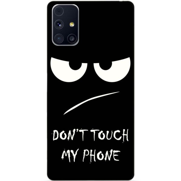 

Силиконовый бампер чехол Candy для Samsung M31s с рисунком Глаза