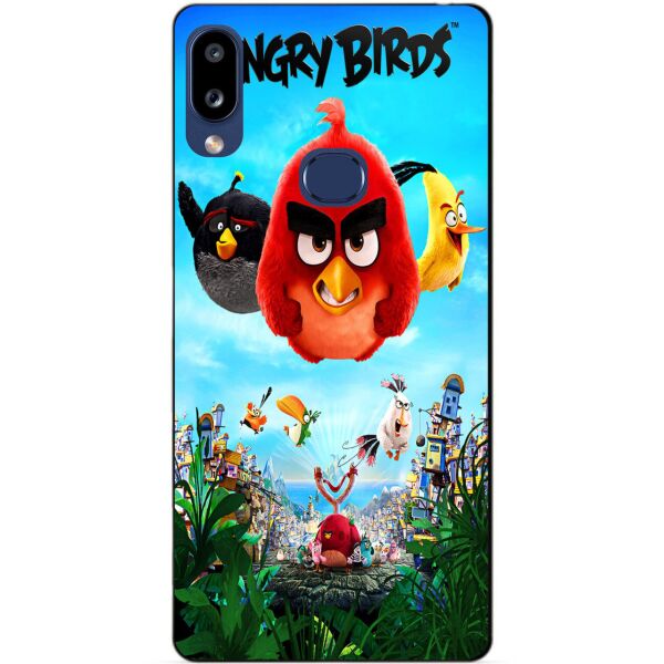

Бампер силиконовый чехол Candy для Samsung A10s с рисунком Angry birds птицы