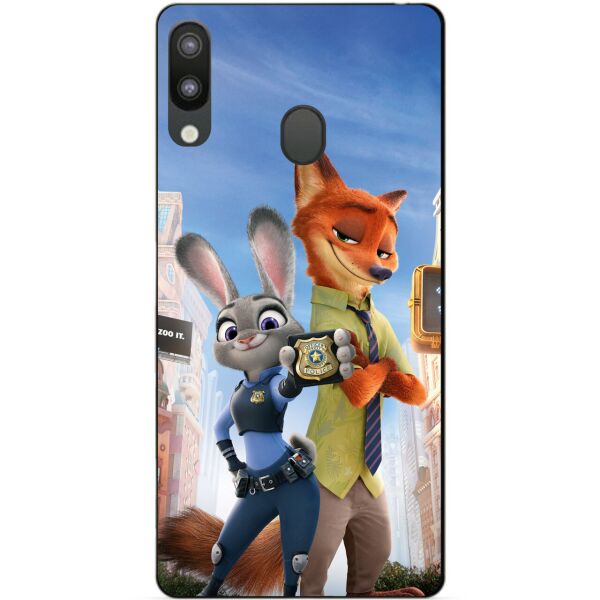 

Силиконовый чехол Candy для Samsung A10s 2019 Galaxy A107f с рисунком Зверополис