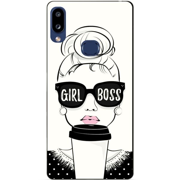 

Бампер силиконовый чехол Candy для Samsung A10s с рисунком Girl Boss