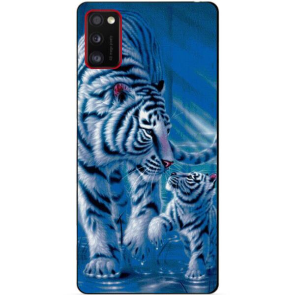 

Силиконовый бампер чехол для Samsung A41 Galaxy A415f с рисунком Тигры