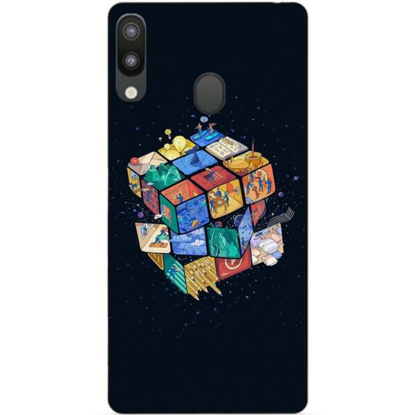

Силиконовый чехол Candy для Samsung A10s 2019 Galaxy A107f с рисунком Кубик Рубика