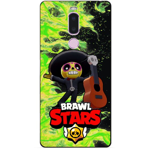 

Силиконовый бампер чехол Candy для Meizu Note 8 с Героем Brawl Stars Поко